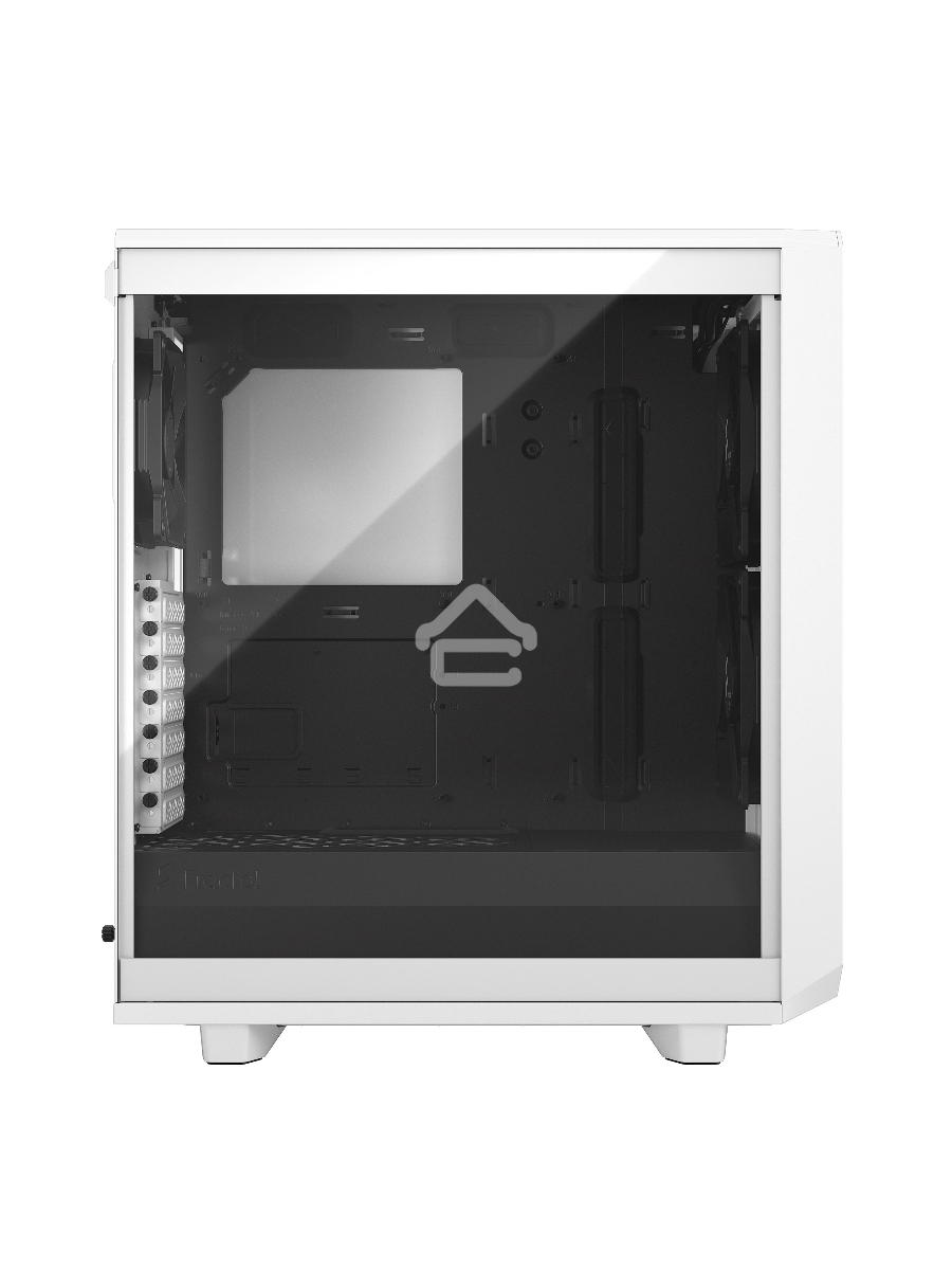 Корпус Fractal Design MESHIFY 2 COMPACT WHITE - TG / ATX, TG / 2x140mm & 1x120mm fans inc. / FD-C-MES2C-05