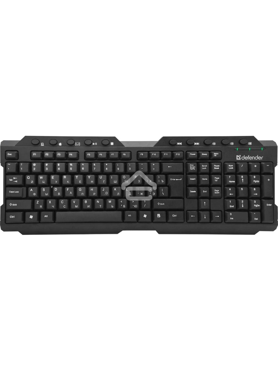 Клавиатура Defender Element HB-195 RU беспроводная USB черный