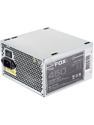 Блок питания Power Supply Foxline, 450Вт, 120мм, серебряный