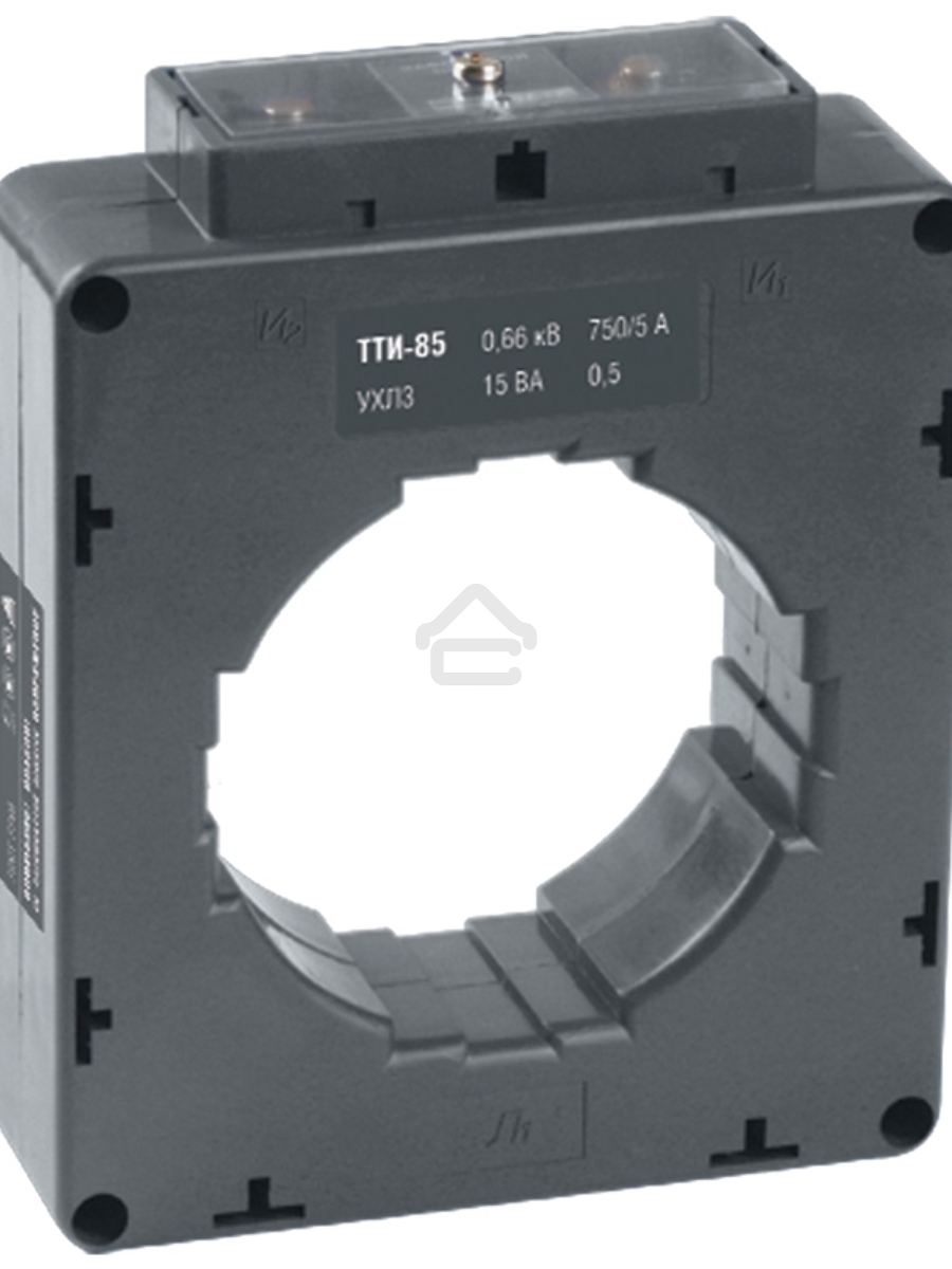 Трансформатор тока IEK ТТИ-85 1500/5А 15ВА класс 0,5S