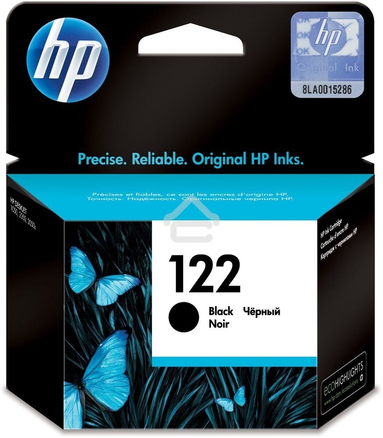 Картридж струйный HP 122 CH561HE черный для HP DJ 1050/2050/2050s (120стр.)
