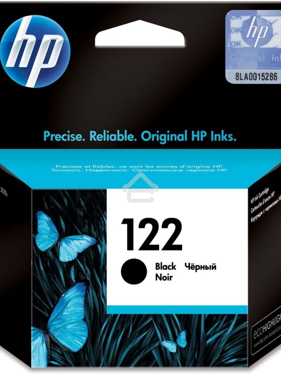 Картридж струйный HP 122 CH561HE черный для HP DJ 1050/2050/2050s (120стр.)
