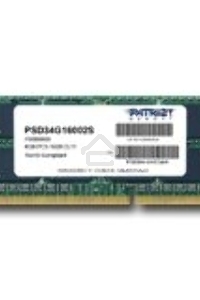 Оперативная память Patriot, DDR3, 4GB (1x4 GB), 1600 MHz, CL11, SO-DIMM