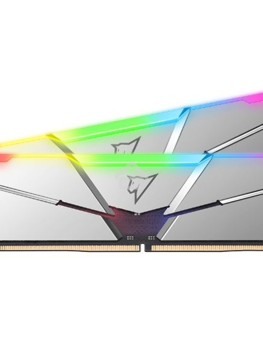 Оперативная память NETAC Shadow, DDR5, 32GB (2x16 GB), 4800 MHz, CL40, DIMM, радиатор, RGB, серебристый