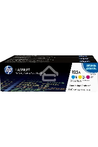 Картридж лазерный комплект HP CF373AM голубой/пурпурный/желтый для CLJ CP1215/1515 3 х 1400стр.