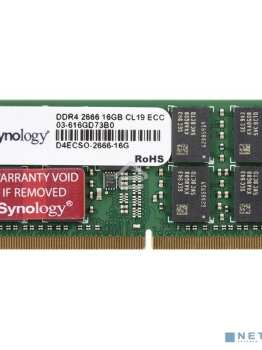 Оперативная память Synology, DDR4, 16GB (1x16GB), 2666MHz, CL17, SODIMM