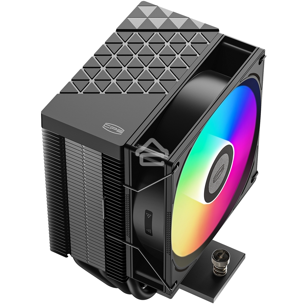 Кулер для процессора PCCooler R300 ARGB BK черный 92мм алюминий+медь 2200rpm 30db 4-pin 150W 133мм