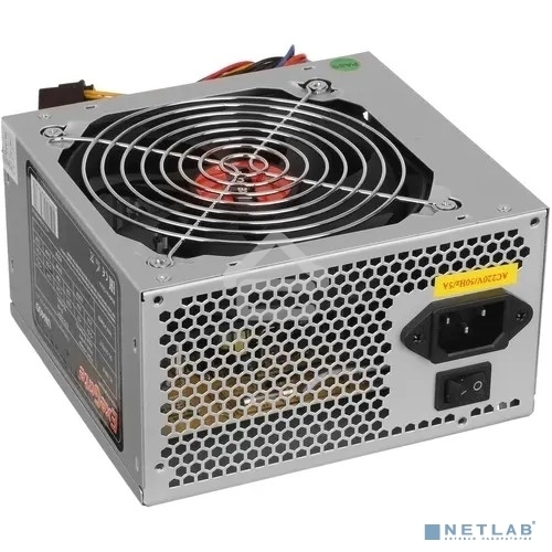 Блок питания ExeGate UNS350 (ES261566RUS-PC), 350Вт, 120мм, серебрянный