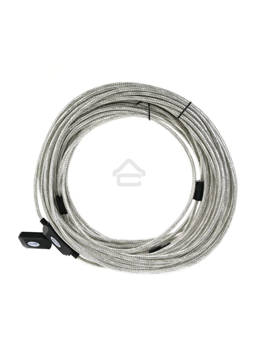Кабель-адаптер Aopen/Qust USB2.0-repeater, удлинительный активный <Am-->Af> 20м (ACU823-20M) 6938510851345