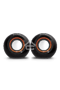 Акустическая система 2.0 ExeGate EX287053RUS Disco 180 (питание USB, 2х3Вт (6Вт RMS), 100-20000Гц, черный)