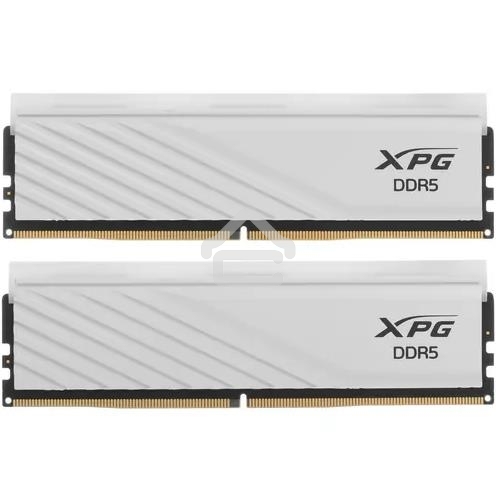 Оперативная память XPG Lancer Blade, DDR5, 32GB (2x16GB), 6000MHz, CL30, DIMM, с радиаторами, RGB, белый