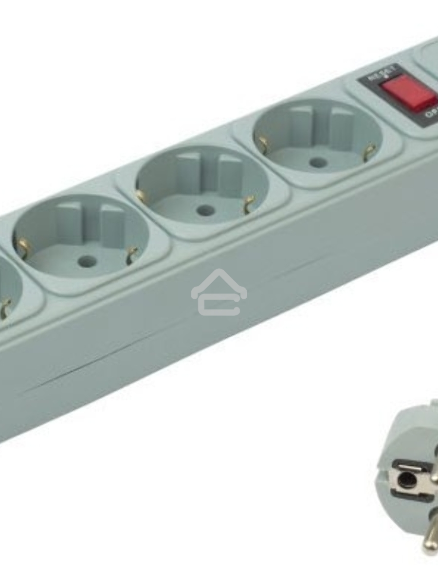 Сетевой фильтр PC Pet AP01006-5-GR 5м (5 розеток) серый