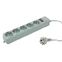 Сетевой фильтр PC Pet AP01006-5-GR 5м (5 розеток) серый