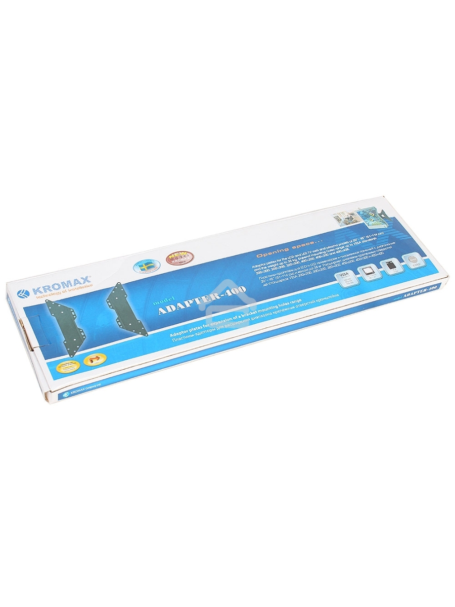 Удлинитель для кронштейнов Kromax ADAPTER-400, аксессуар, расширение до VESA 200/300*200/300/400*200/400*300/400 мм, max 35 кг