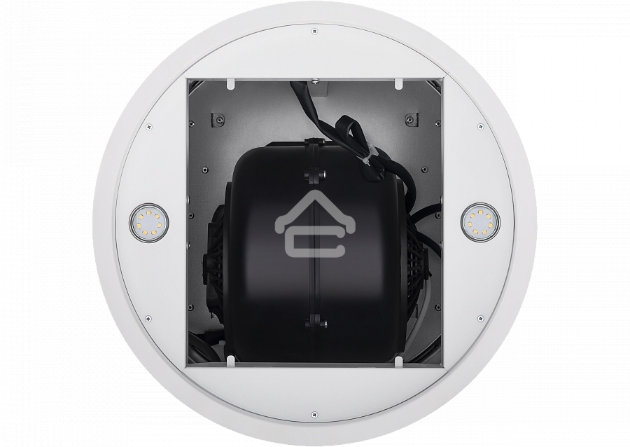 Вытяжка островная Maunfeld Lee Isla 39 белый, 38 см, 1000 куб. м/ч, 52 дБ