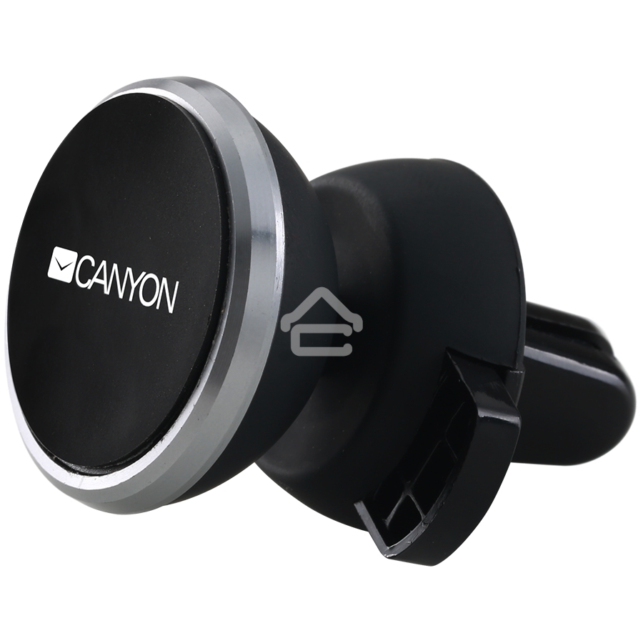 Держатель автомобильный Canyon Car Holder for Smartphones,magnetic suction function,with 2 plates(rectangle/circle), черный,40*35*50мм 0.033kg