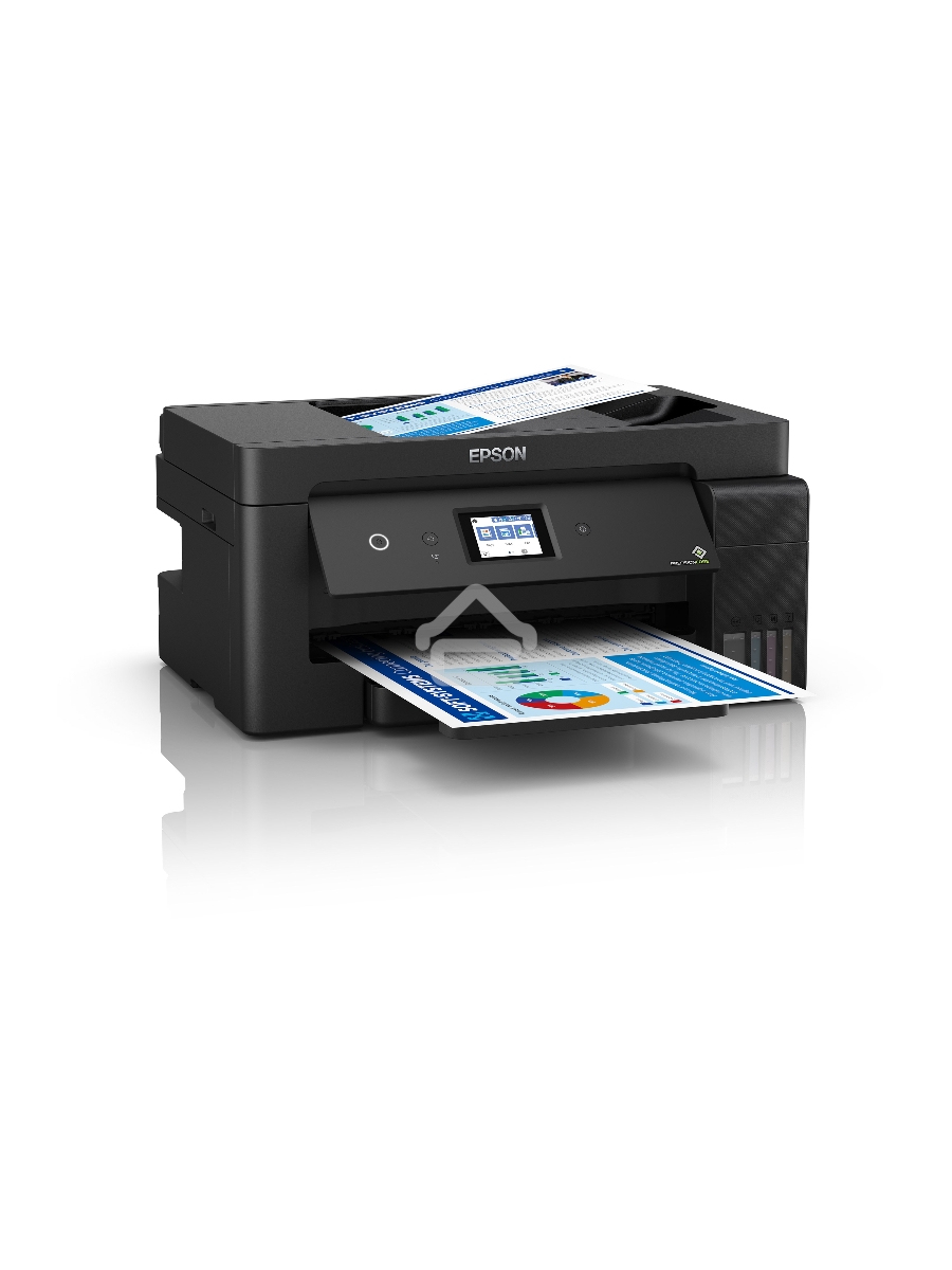 МФУ струйный EPSON L14150 (C11CH96502) 001 INK, A3, цветной, печ. до 38/24 стр/мин. (ч/б/цв.), 4800x1200 dpi (печ.), 2400x1200 dpi (скан.), USB, RJ-45, Wi-Fi