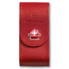 Чехол из нат.кожи Victorinox Leather Belt Pouch (4.0521.1) красный с застежкой на кнопке без упаковки Чехол из нат.кожи Victorinox Leather Belt Pouch (4.0521.1) красный с застежкой на кнопке без упаковки