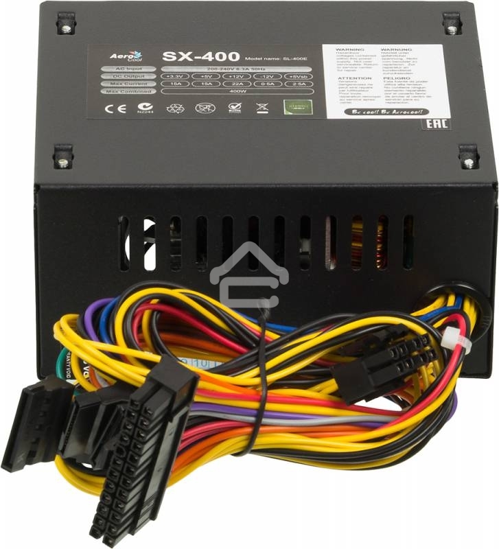 Блок питания Aerocool / Formula SX-400, 400W, 400Вт, 80мм, черный