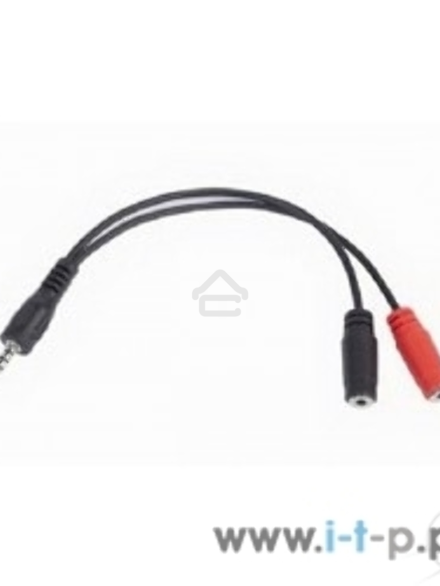 Кабель аудио сигнала Gembird Jack3.5 4pin->Jack3.5 стерео + 3.5 микрофон моно, длина 20с, черный