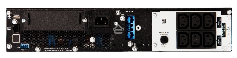 Источник бесперебойного питания APC Smart-UPS SRT, 1000VA/1000W, On-Line, Extended-run, Rack 2U (Tower convertible), черный