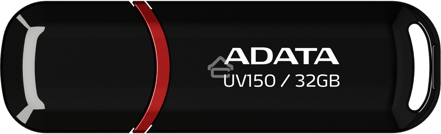 Флешка USB ADATA UV150 (AUV150-32G-RBK), 32Gb, USB 3.0, R/W 100/30, черный