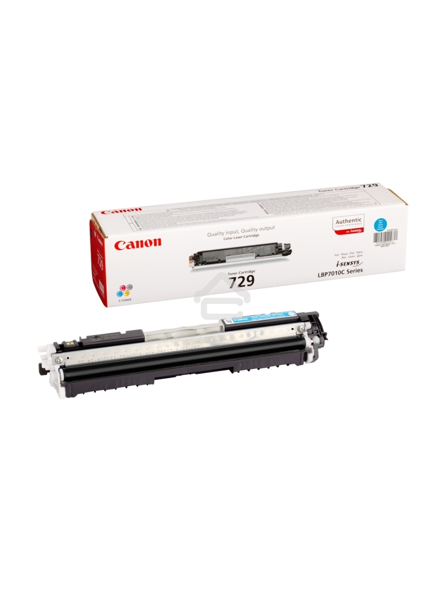 Картридж лазерный Canon Cartridge 729C (4369B002) голубой (1000 стр.) для CANON i-Sensys LBP-7010C/7018C
