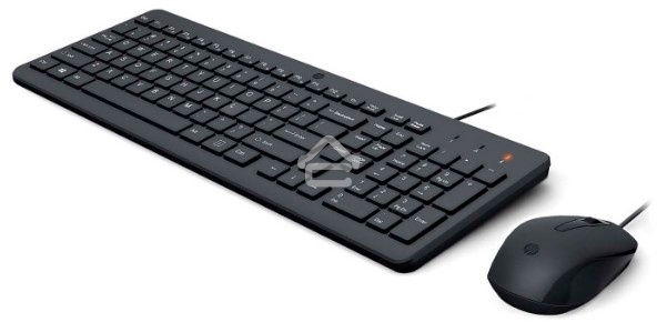 Комплект HP 150 Wired Mouse and Keyboard Combination cons