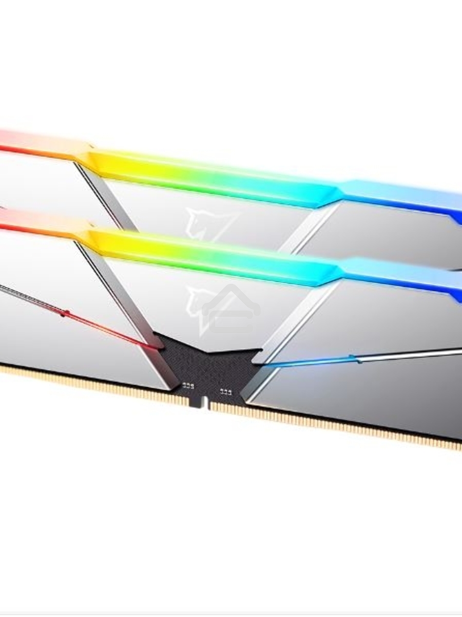 Оперативная память NETAC Shadow, DDR5, 32GB (2x16 GB), 4800 MHz, CL40, DIMM, радиатор, RGB, серебристый