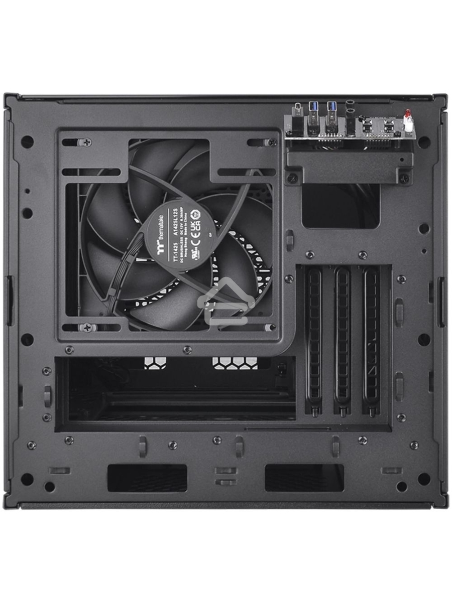 Компьютерный корпус Thermaltake The Tower 200 черный без БП miniITX 11x120mm 5x140mm 2xUSB3.0 audio bott PSU