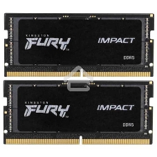 Оперативная память Kingston Fury Impact, DDR5, 64GB (2x32GB), 4800MHz, CL38, SO-DIMM
