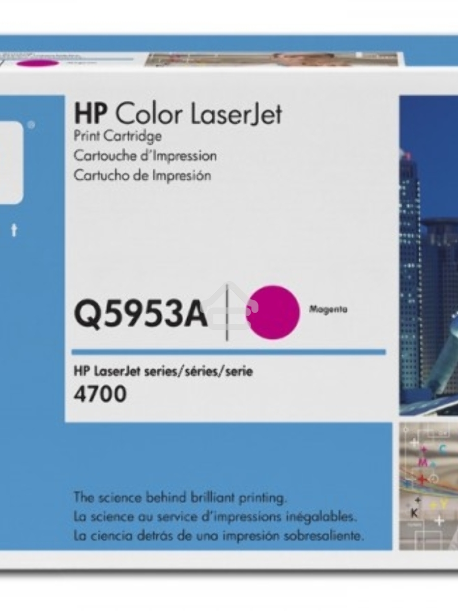 Картридж лазерный HP Q5953A пурпурный для Color LaserJet 4700 10000стр.