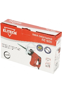 Пила сабельная ELITECH 178316 ПС 500 