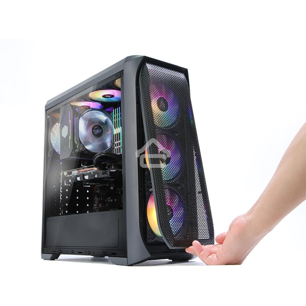 Компьютерный корпус ZALMAN N5 MF, ATX, BLACK, WINDOW, 1x5.25