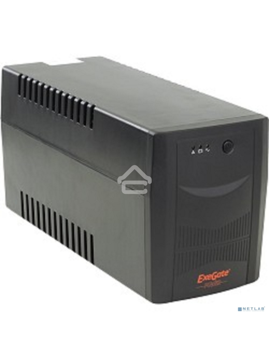 Источник бесперебойного питания ExeGate EP212521RUS Power Back UNB-1500<1500VA, Black, 4 евророзетки>