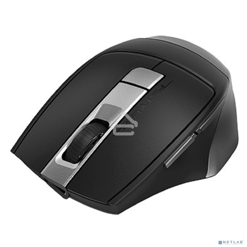 Мышь беспроводная A4Tech Fstyler FB35C серый/черный, 2000 dpi, радиоканал, Bluetooth, USB, кнопки - 6