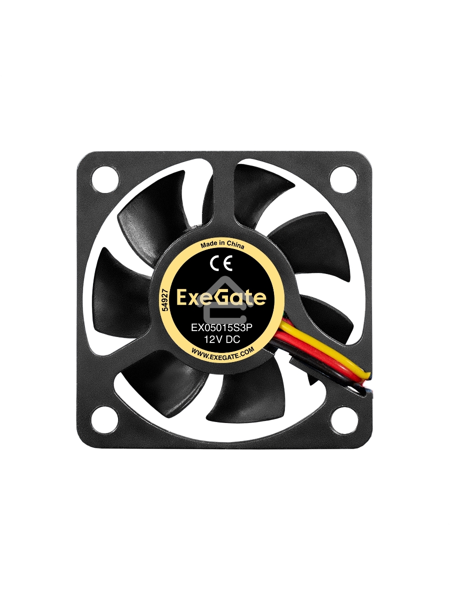Вентилятор для корпуса ExeGate EX05015S3P черный, 50 мм, 5500 об/мин, 30 дБ, 3 pin