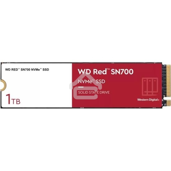 Накопитель SSD WD Red SN700, 1Tb, PCIe 3.0 x4, M.2 2280, NVMe, R/W 3430/3000