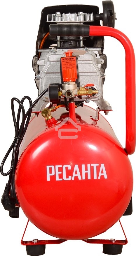 Компрессор поршневой Ресанта КП-50/300М масляный 300л/мин 50л 2000Вт красный/черный