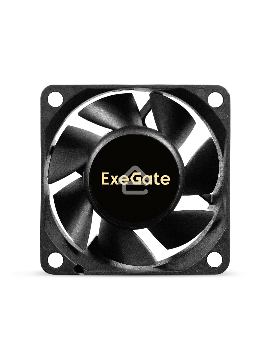 Вентилятор для корпуса ExeGate EX06025S2P черный, 60 мм, 3500 об/мин, 24 дБ, 2 pin