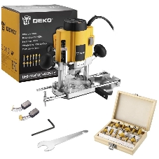 Фрезер Deko DKR1600E 1600Вт 30000об/мин макс.ход:52мм
