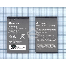 Аккумуляторная батарея для Huawei Ascend P LTE, Ascend P1 4G 1800mAh/6.7Wh 3,7V HB6P1
