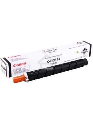 Картридж лазерный Canon C-EXV34BK черный (туба 23000 стр) для Canon iR C9060/C9065/C9070, IR Advance C2000ser/C2020/C2025/C2030
