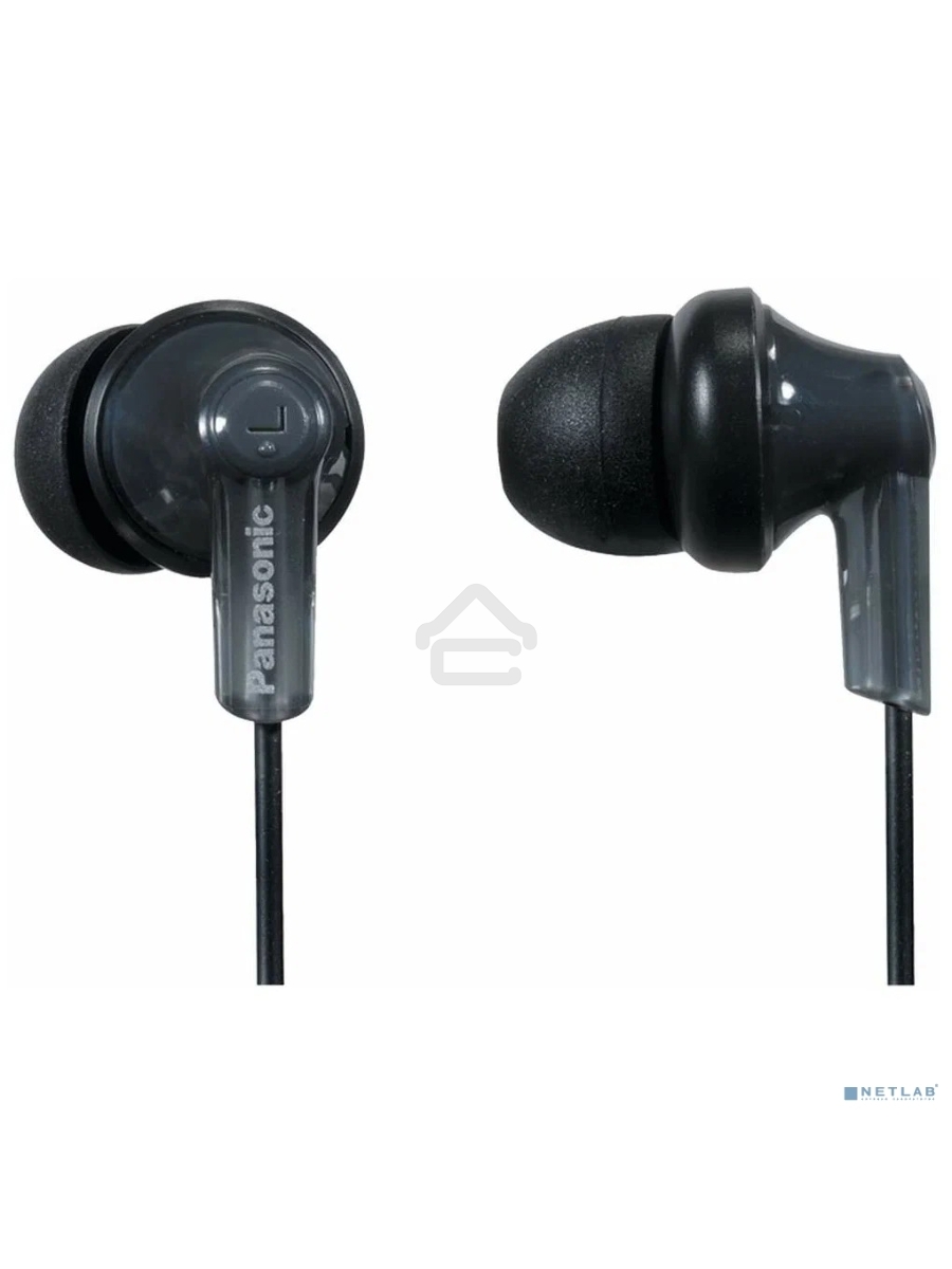 Наушники вкладыши Panasonic RP-HJE120 1.1м черный проводные в ушной раковине (RP-HJE120EEK)