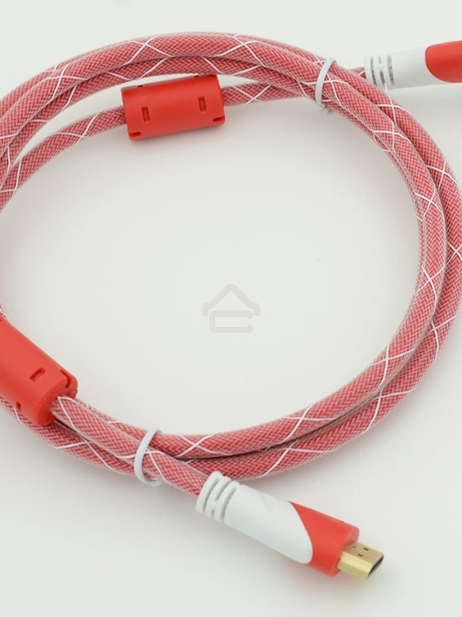 Кабель HDMI Ver.1.4 Red jack HDMI19 (m)/HDMI19 (m) 1.8м феррит.кольца позолоченные контакты