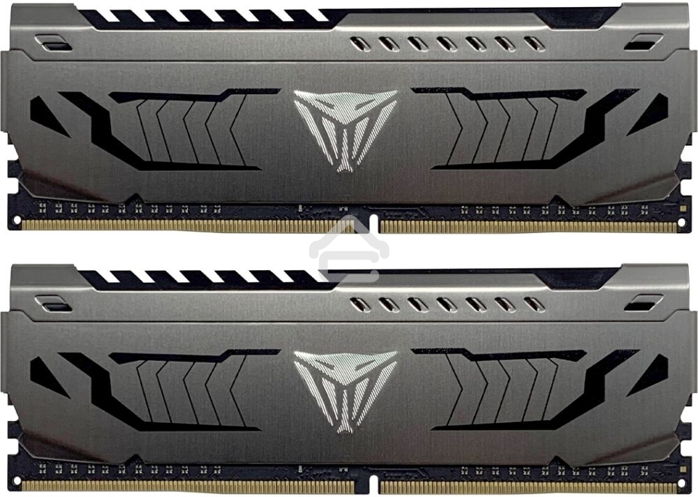 Оперативная память Patriot Viper Steel, DDR4, 16GB (2x8 GB), 3733 MHz, CL17, DIMM, радиатор, черный
