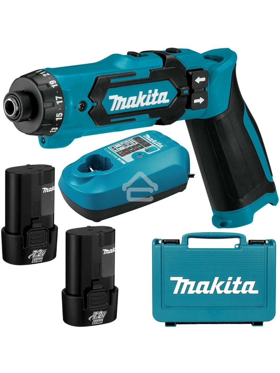Аккумуляторная отвертка Makita DF012DSE
