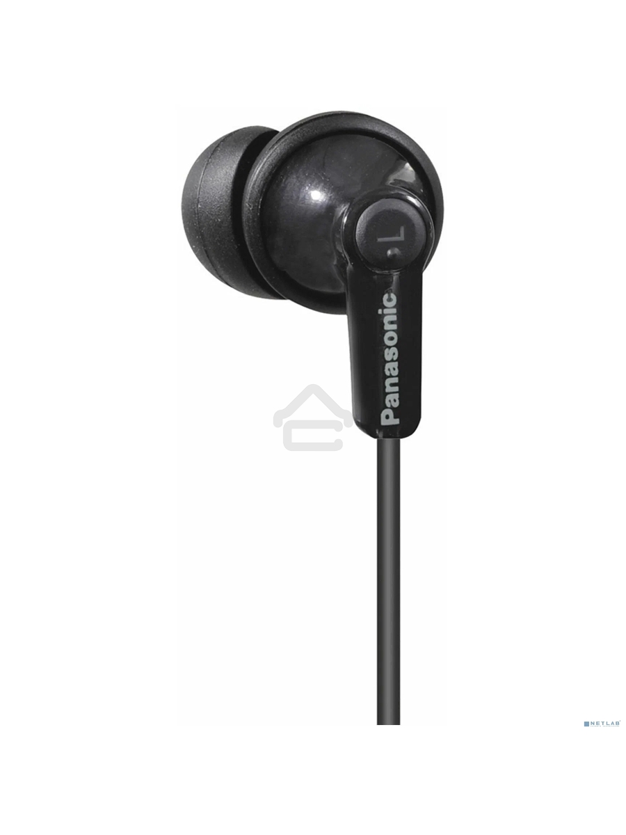 Наушники вкладыши Panasonic RP-HJE120 1.1м черный проводные в ушной раковине (RP-HJE120EEK)