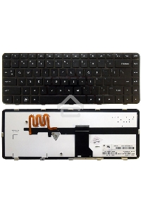 Клавиатура для ноутбука HP Pavilion DM4-1000 DV5-2000 DV5-2100 черная с подсветкой