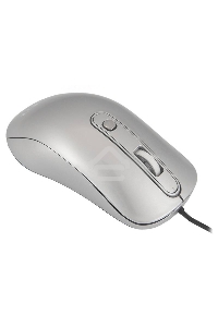 Мышь проводная Oklick 155M серебристый, 1600 dpi, USB, кнопки - 4